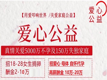 广安市捐卵助孕生子 爱心志愿者招募